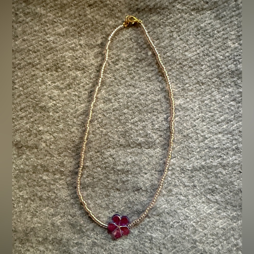 fairycore floral choker